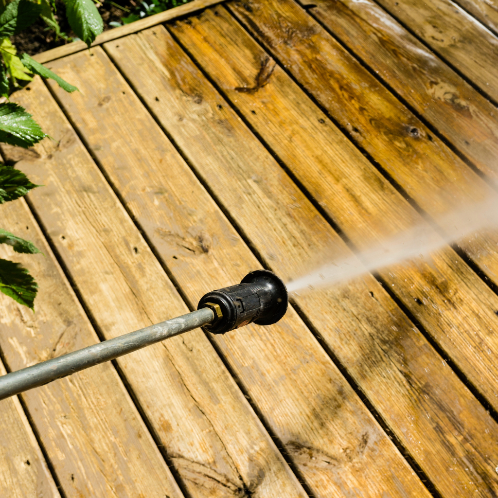 Pressure washing