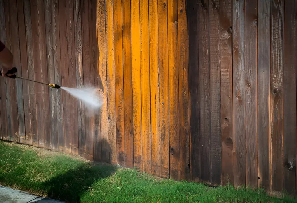 fence cleaning