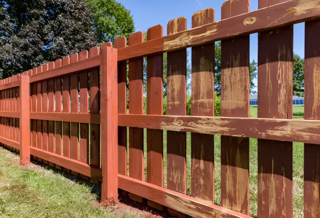 full fence staining